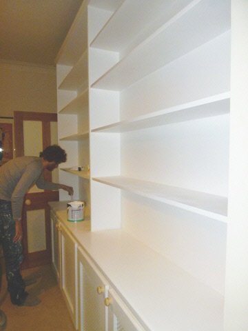 hardwood bookcases